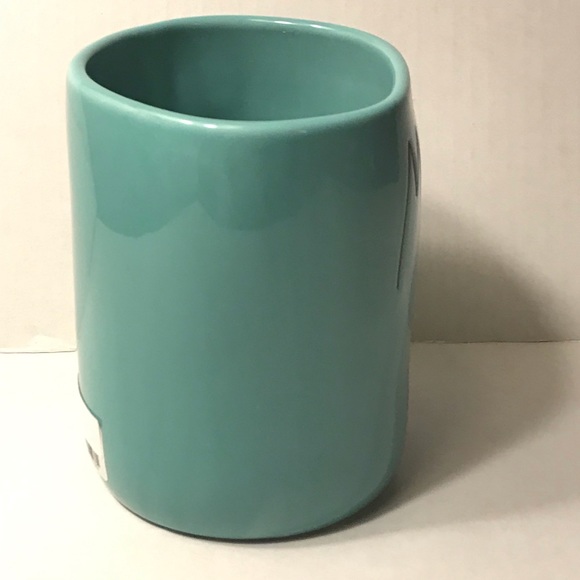 TWO (2) Rae Dunn Mama Bear Ceramic Mugs Teal Blue - Picture 12 of 14